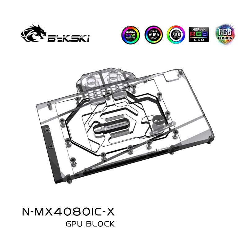 Bykski N-MX4080IC-X GPU Block  - Rtx 4080 Water Cooling Block ulasan dan harga