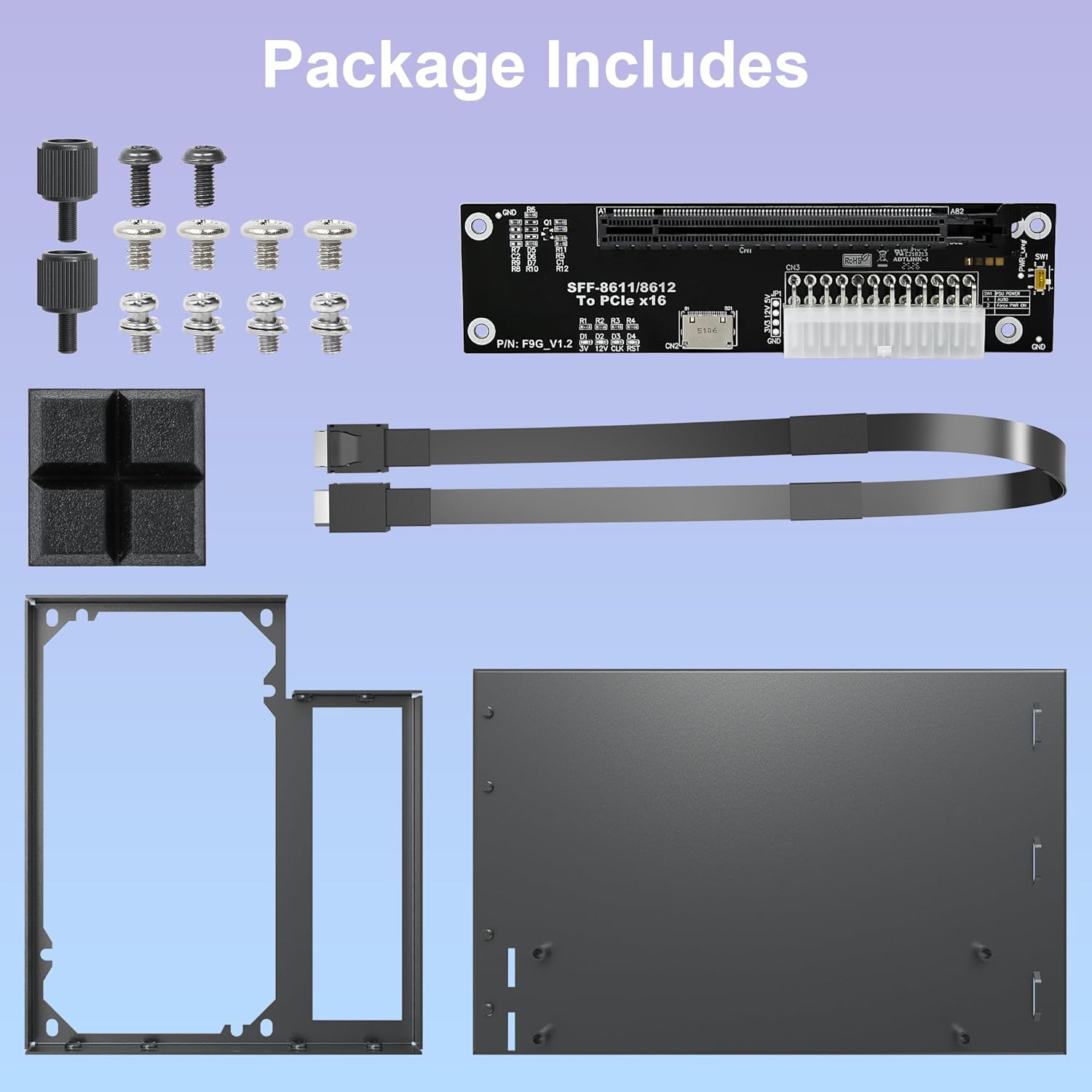 PCIe 4.0 X4 64Gbps EGPU Dock w - Oculink Gpu Dock Station ulasan dan harga